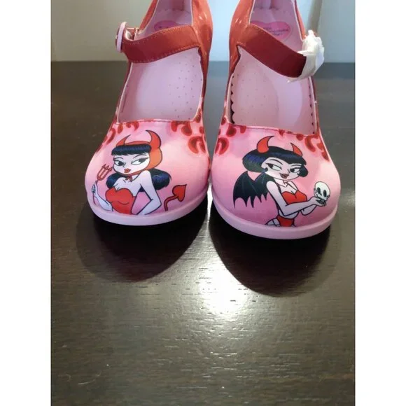 Hot Chocolate Design Chocolaticas High Heel Shoes DEVIL Women Girl Size 35 US 5 - Picture 9 of 9